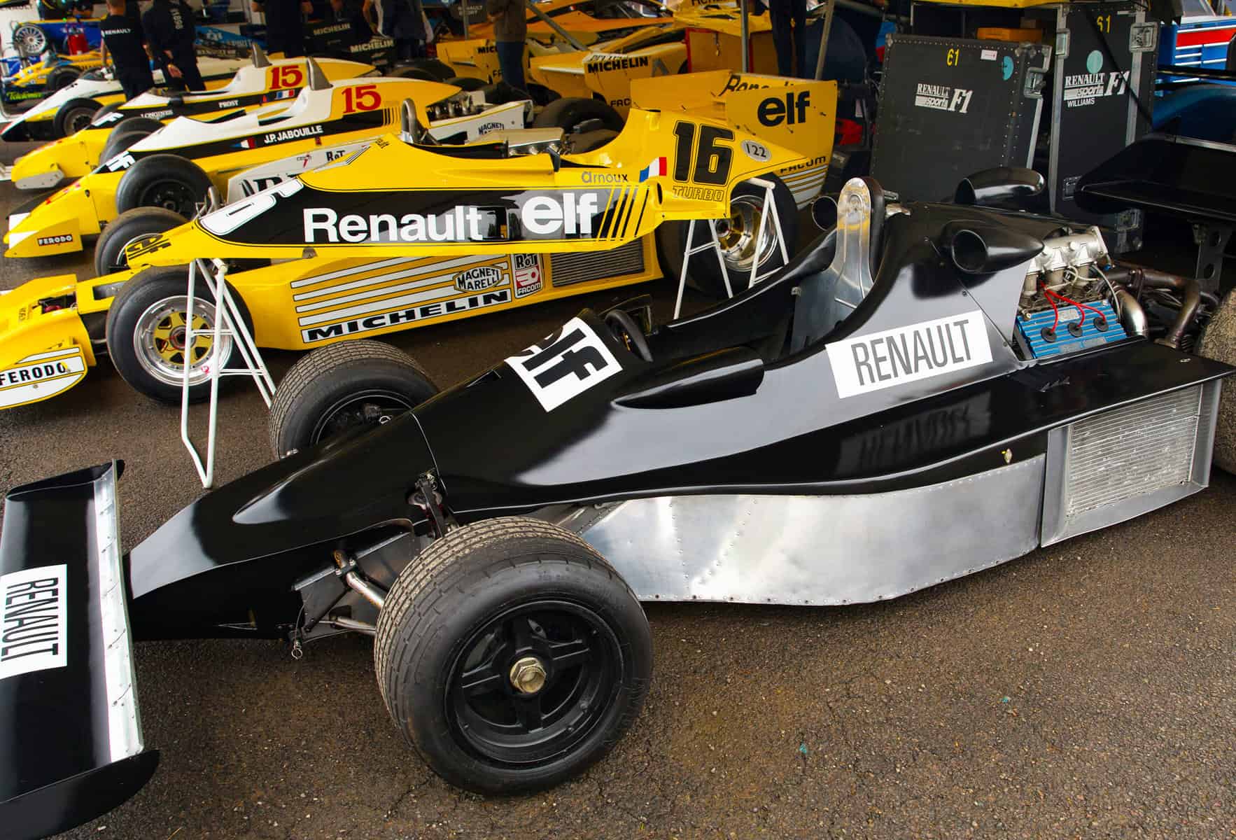 Flat out in Renault's RS 01 racer