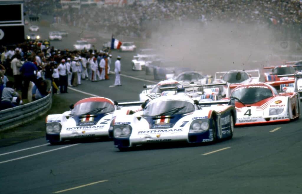 Dream Debut for Porsche’s 956 - Porsche’s first monocoque racing car